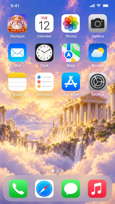 Samm 4: Olympus otsetee iPhone'i avakuval